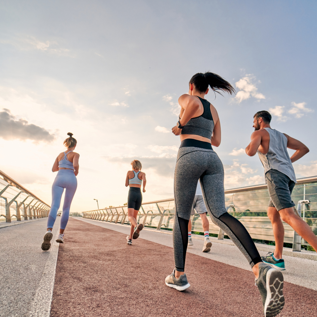 Courir en sécurité en groupe