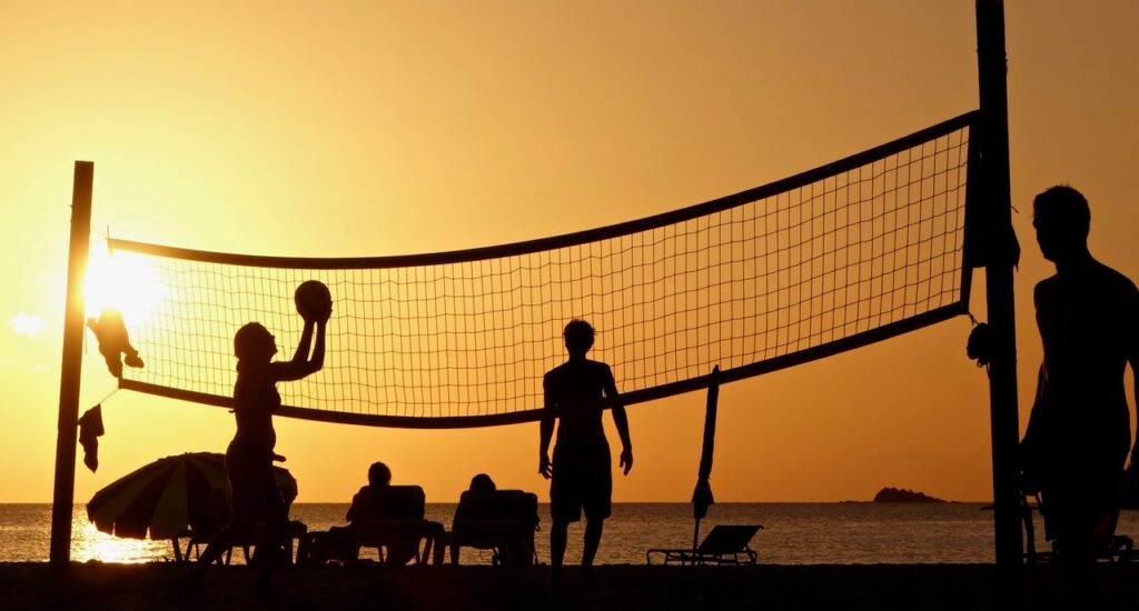 sport en été beach volley