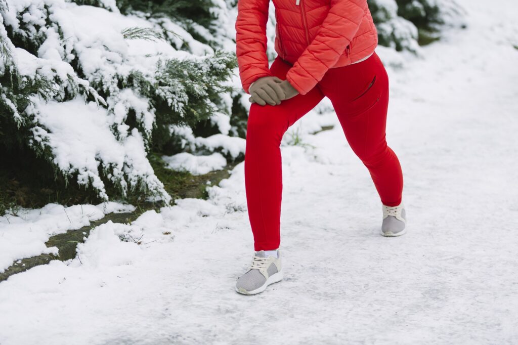 étirement avant le sport par temps froid